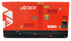 Дизельный генератор DER-120M в кожухе ДизельЭнергоРесурс