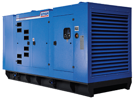 Дизельный генератор EMSA E IV ST 0550 в кожухе ДизельЭнергоРесурс